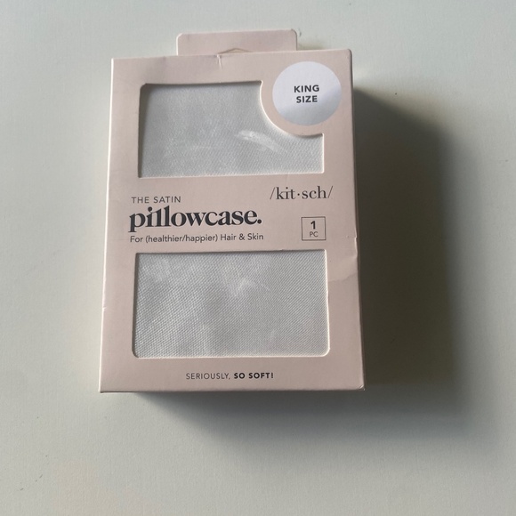 NWT Kitsch Pillowcase in Ivory King Size - Picture 1 of 4